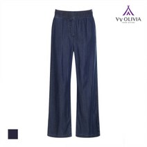 올리비아로렌 해지데님 와이드 팬츠 VVCMPXM6136