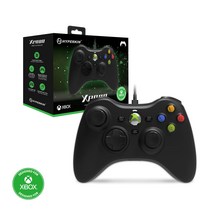 Xenon 유선 컨트롤러 블랙 Xbox Series XSXbox OnePC(Windows10・11)용(공식 라이센스 상품), 1개