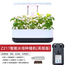 가정용 식물재배기 야채 스마트팜 채소 미니온실 실내 상추 수경 식물 led포함, Z211 스마트 수경재배기(영국 싱가포르 등 규격)