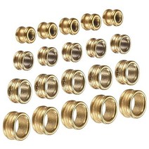 파티킬 1.4-3.8mm 홈이 있는 세라믹 가이드 링 민물 소금물 낚시를 위한 낚싯대 수리 키트 20팩 검정