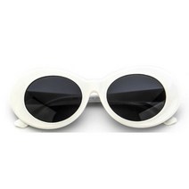 선글라스 커트 코베인 레트로 타원형 남자 빈티지 패션 클래식 화이트 블랙 Lentes De Sol Mujer