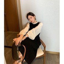 만삭촬영원피스 만삭 주수 출산복 슬림 긴 소매 임산복