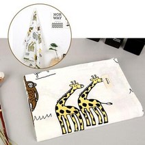 사파리 여름 수유가리개 이중 거즈 아기 순면 낮잠이불 블랭킷 면 용이 불