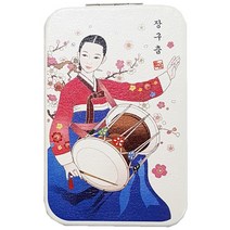 라베끄 왕비 신부 장구춤 부채춤 손거울 콤팩트거울 여자 외국인선물 한국기념품 전통공예품 외국인기념품 Korean souvenirs