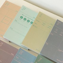 엠비티아이 떡메모지 떡메 성향별 메모지 메모패드, T, T