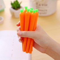 당근 볼펜 디자인 학용품 5P 홍보 판촉 입학 사무용 사무용품 필기도구 필수품 오피스용 필기구