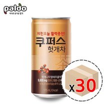 [향기좋은날]팔도 쿠퍼스 헛개차 175ml 30캔 미니 캔 음료 헛개수, 단품