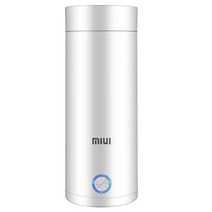 차량용커피포트 차량용전기포트 카포트 miui 400ml 휴대용 전기 주전자 차 만들기 커피 여행 끓는 물 난방 따뜻하게 유지 스마트 물 주전자 보온병 열 컵, 하얀, 에게