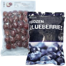 힘찬푸드 프리미엄 냉동과일, 1세트, 12_람부탄1kg+블루베리1kg