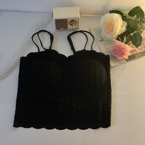 리얼 샷 리얼 가격 여름 레이스 카미솔 여성용 내복 한국식 올매치 슬림 핏 에어 아우터 착용 민소매 베이스 셔츠