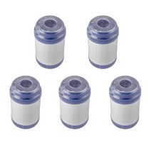 5pcs / 세트 5 인치 정수기 UDF 세분화 활성탄 필터 카트리지 맛 / 냄새 물 필터 역 삼투압, 하나, 사진 색상