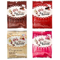 국제유통㈜ 만드는초코렛 행복한 쇼콜라띠에 코인 초콜릿 100g, 딸기 100g
