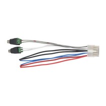 범용 자동차 증폭기 스피커 입력 와이어 하네스 10Pin 플러그 RCA 15cm 듀얼 Tbx10A 증폭기 전문 제조 안정적인, 길이 15cm, 다중