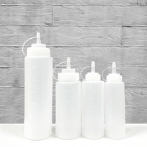 [계량 소스통] 양념통 드레싱소스통 케찹병 소분튜브 / 특대680ml(2개~5개), 2개