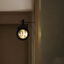 해리포터 굿즈 오르골 무드등 선물 장식 인테리어, E.벽걸이등