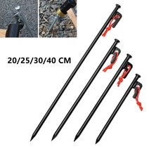 타프메인폴대 길이조절 업라이트 a형 폴대 20253040cm 금속 텐트 못 밧줄 스테이크와 손톱 캠핑 하이킹 장비 야외 여행 텐트 모래 접지 액세서리, 40cm