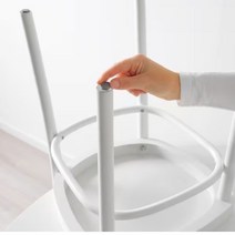 Ikea 의자발커버 긁힘 소음 바닥보호 스티커 20입 FIXA 픽사, 단일