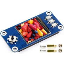 Waveshare 일반 2인치 IPS LCD 디스플레이 모듈 240x320 해상도 2인치 모니터 내장 컨트롤러 RGB 262K 컬러 디스플레이 컬러 LED 백라이트 ST7789, 1.3inch IPS LCD Display HAT