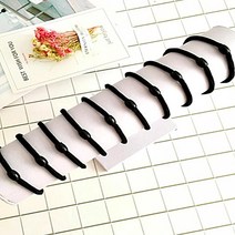 플로키 머리끈 스트레치 헤어끈 100ea 묶음세트