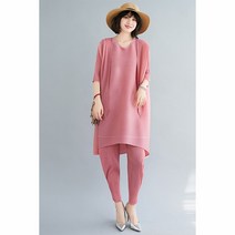 40대 50대 엄마옷 트리플 셔링 2022 여름 슬림 후드 반소매 티셔츠 여자 살코기 루즈핏
