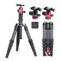 호루스벤누 TMX-V25 여행용 울트라 카본삼각대 KIT, 블랙
