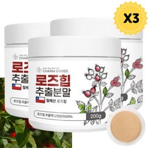 칠레산 로즈힙분말 로즈힙가루 천연비타민 장미열매 3개
