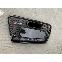 아우디 A7 2012-2015 용 업그레이드 RS7 후드 메쉬 프론트 범퍼 그릴 개조 및 액세서리, 03 버건디