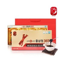 고려6년근홍삼정365 240g x 4병 선물용 진액 홍삼농축, 4개