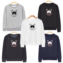 헤이유 프렌치불독 기모맨투맨 맨투맨 큰옷 빅사이즈 (M~4XL)