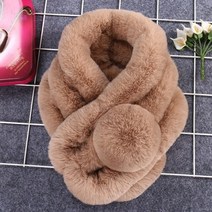 따뜻한 패션 두꺼운 모피 잔디 스카프 여성용 모조 모피 액세서리 겨울 목도리 플러시 목도리