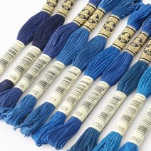 퀼팅맘 DMC 25번 십자수 면사 (블루계열 10종), 311, 1개