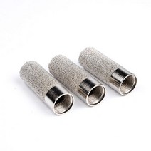 공압 배기 Ailencer 금속 내부 와이어 머플러 소음기 전자 프로브 필터 M12X0.75 M10X1 암나사 1 개