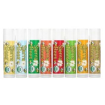 Sierra Bees 유기농 남여공용 어린이 립밤 버라이어티 4종 8종 각(4.25g), 버라이어티 8종 세트