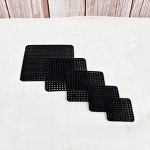 정사각 플라스틱 화분 깔망, 005. 사각 깔망 10cm