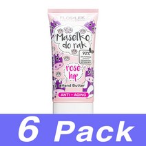 Floslek Laboratorium 로즈힙 핸드 버터 안티에이징 케어 Hand Care Rose Hip Beurre 50Ml 6개
