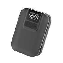 휴대용 타이어 팽창기 150psi 전기 압축기 압력 게이지 디지털 디스플레이 자동차 자전거, 01 빨간