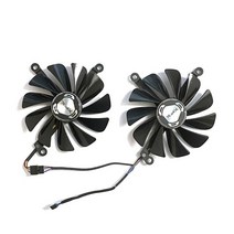 2PCS 95MM 4PIN FDC10U12S9-C GPU 쿨러 XFX Radeon RX 5700 8Gb Thicc II Ultra / DD 울트라 그래픽 카드, 01 FDC10U12S9-C