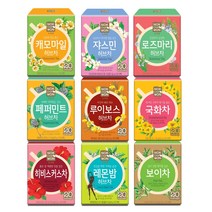 녹차원 허브차 9종 골라담기 (루이보스_로즈마리_쟈스민_캐모마일_페퍼민트_레몬밤_히비스커스_보이차_국화차), 페퍼민트허브차 20T