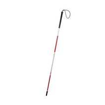 4단 접이식 시각장애인 지팡이 시각장애우 체험 교육용, 1개