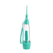 휴대용 구강 세정기 깨끗한 세척 치아 물 관수동 치과 flosser 보안 abs, Green