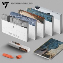 세븐틴 핫 HOT 정규 4집 노래 앨범 페이스 더 선 SEVENTEEN FACE THE SUN 4TH ALBUM 에스쿱스 정한 조슈아 준 호시 원우 우지 디에잇 민규 도겸 굿즈, 5종 세트(EP1~EP5), 세븐틴 FACE THE SUN 포스터 포함