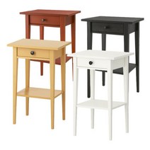 이케아 HEMNES 헴네스 침대협탁/선반/서랍장/수납/렌지대/밥솥선반/북유럽/침실가구, 색상:블랙브라운_601.815.21
