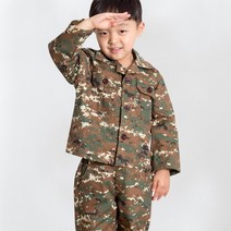 아동 군인 밀리터리 의상 역할놀이 직업 체험 DCW14, DCW14 군무늬9호