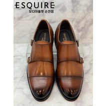 에스콰이아 남성 몽크스트랩 구두 (3cm굽) PFBSHL063BR3