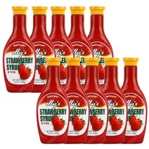 서강 딸기시럽 530g X 10개/과일시럽 팥빙수시럽 연유 소스