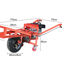 전기삼륜차 농업용전기차 화물차 운반 동력 리어카, 9. 3단변속 170F 가솔린 전기원버튼 시동