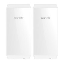 야외 와이파이 무선 기 라우터 Tenda O1 2.4GHz 실외 CPE 300Mbps 0.5KM 범위 지점 간 어댑터 8dBi 지향성 안테나, US plug_1 Pair