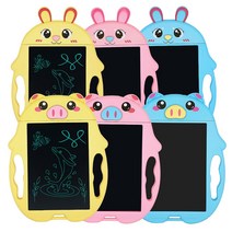 스마트 전자칠판 노트 메모 보드 그림패드(동물), 동물전자패드 돼지블루