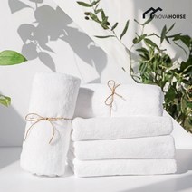노바하우스 호텔식타월 40수 코마사 순면 프리미엄 수건 5장, 다크그레이 200g