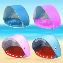2023년형 UV차단 바닷가 그늘막 비치텐트 물놀이 원터치텐트 모래놀이, 04. 블루고래